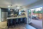 French Doors to Hot Tub